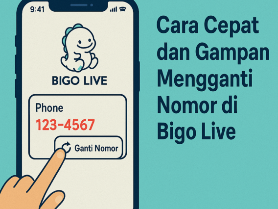 mengganti nomor Bigo Live stream